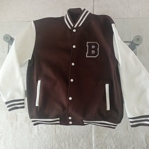 Soft Polyester letterman Jacket